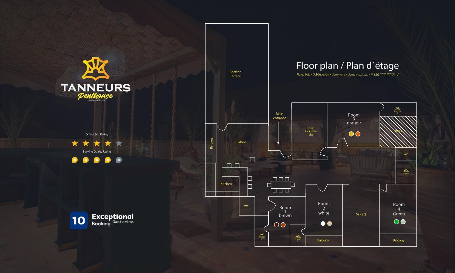 Les Tanneurs Penthouse Marrakech Daire Marakeş Dış mekan fotoğraf